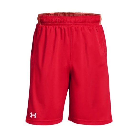 Youth Red Under Armour Locker Shorts 1363436-600 + 1363434-600 - Picture 1 of 1